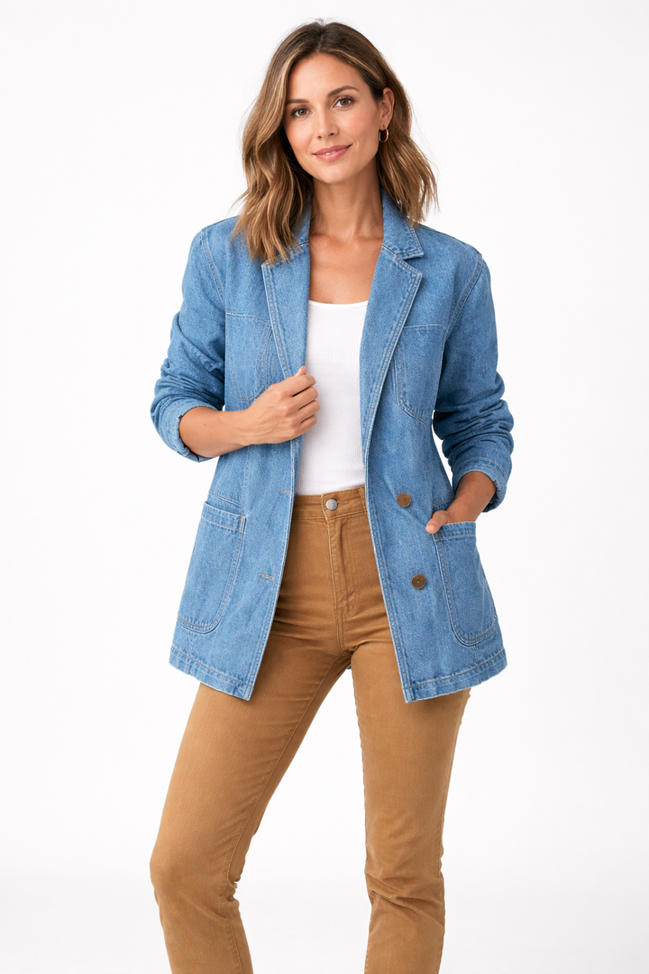 Women | Casual Denim Jacket - Stylish & Elegant