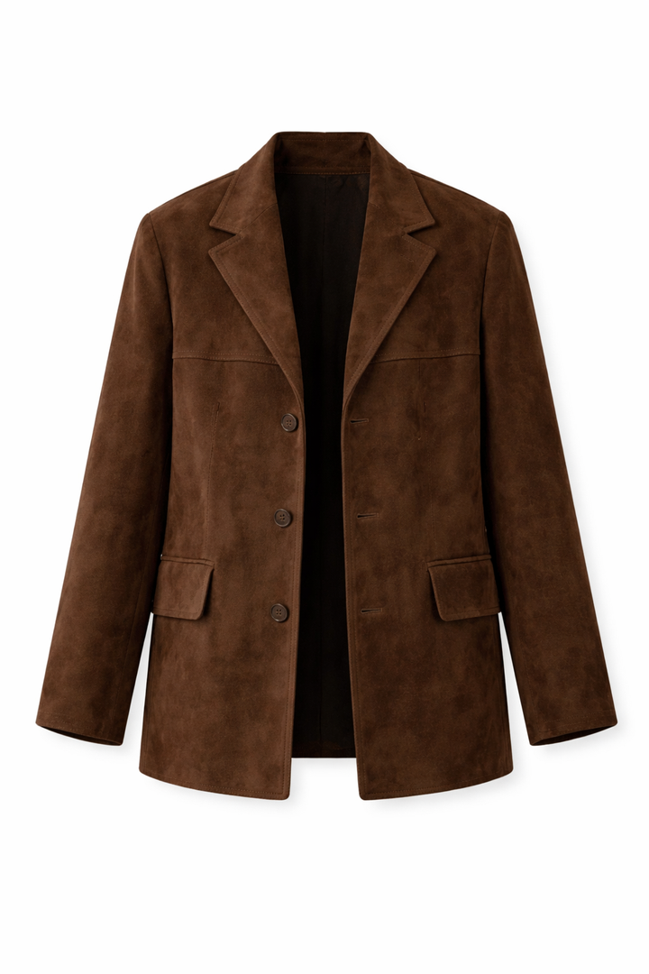 Marbella | Luxe Brown Suede Ladies Jacket - Casual Chic