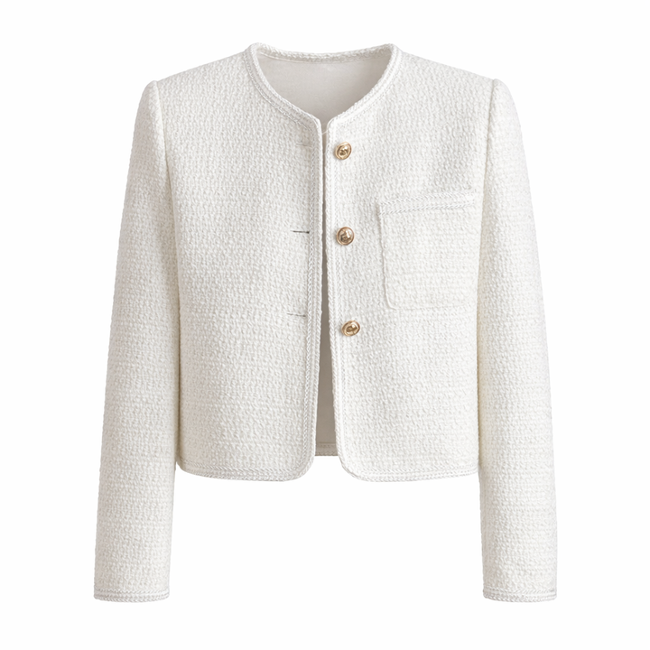 Elaisa | Elegant Mid-Length Jacket for Women with Short Fit