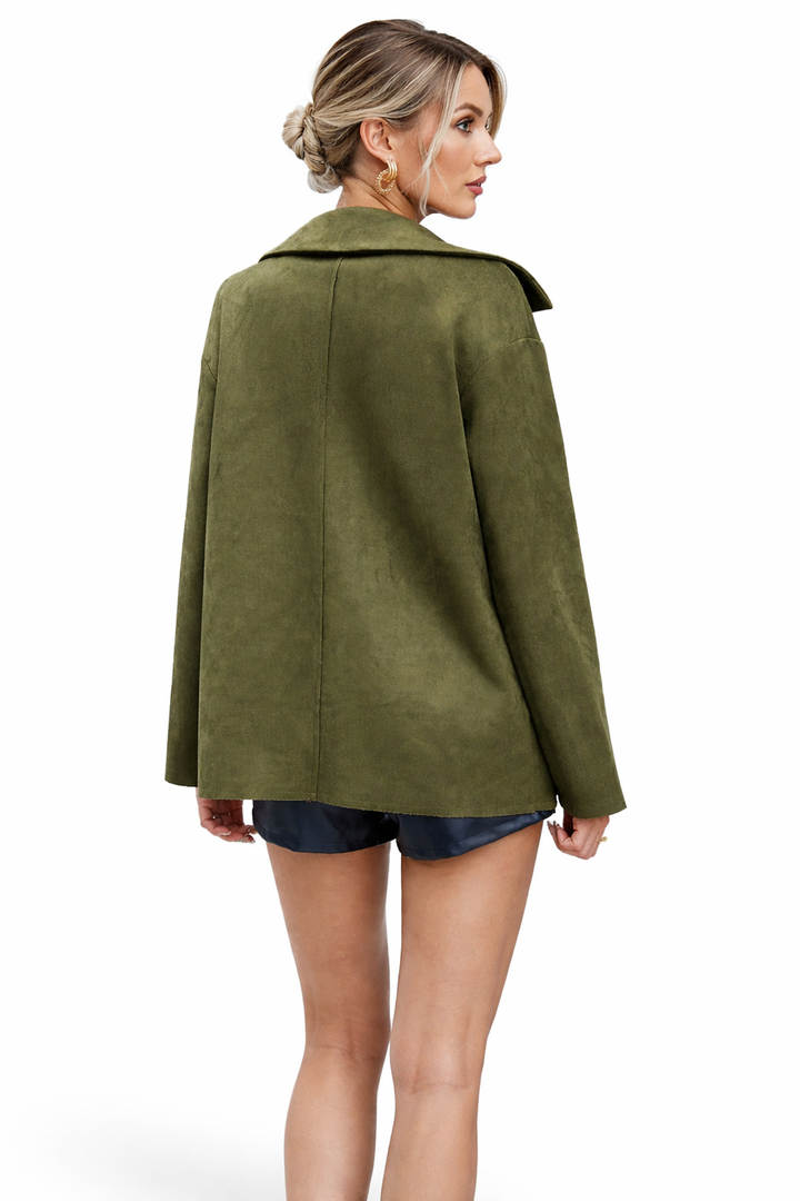 Oly | High-Quality Suede Coat for Women - Stylish and Versatile