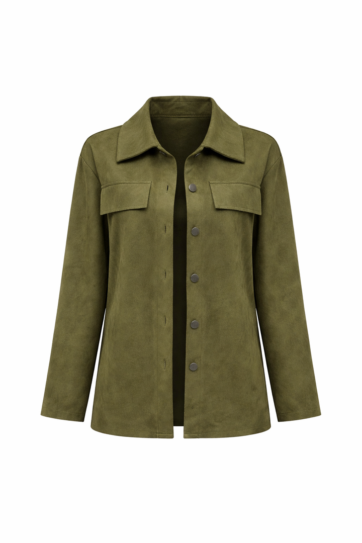 Oly | High-Quality Suede Coat for Women - Stylish and Versatile
