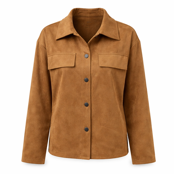 Oly | High-Quality Suede Coat for Women - Stylish and Versatile