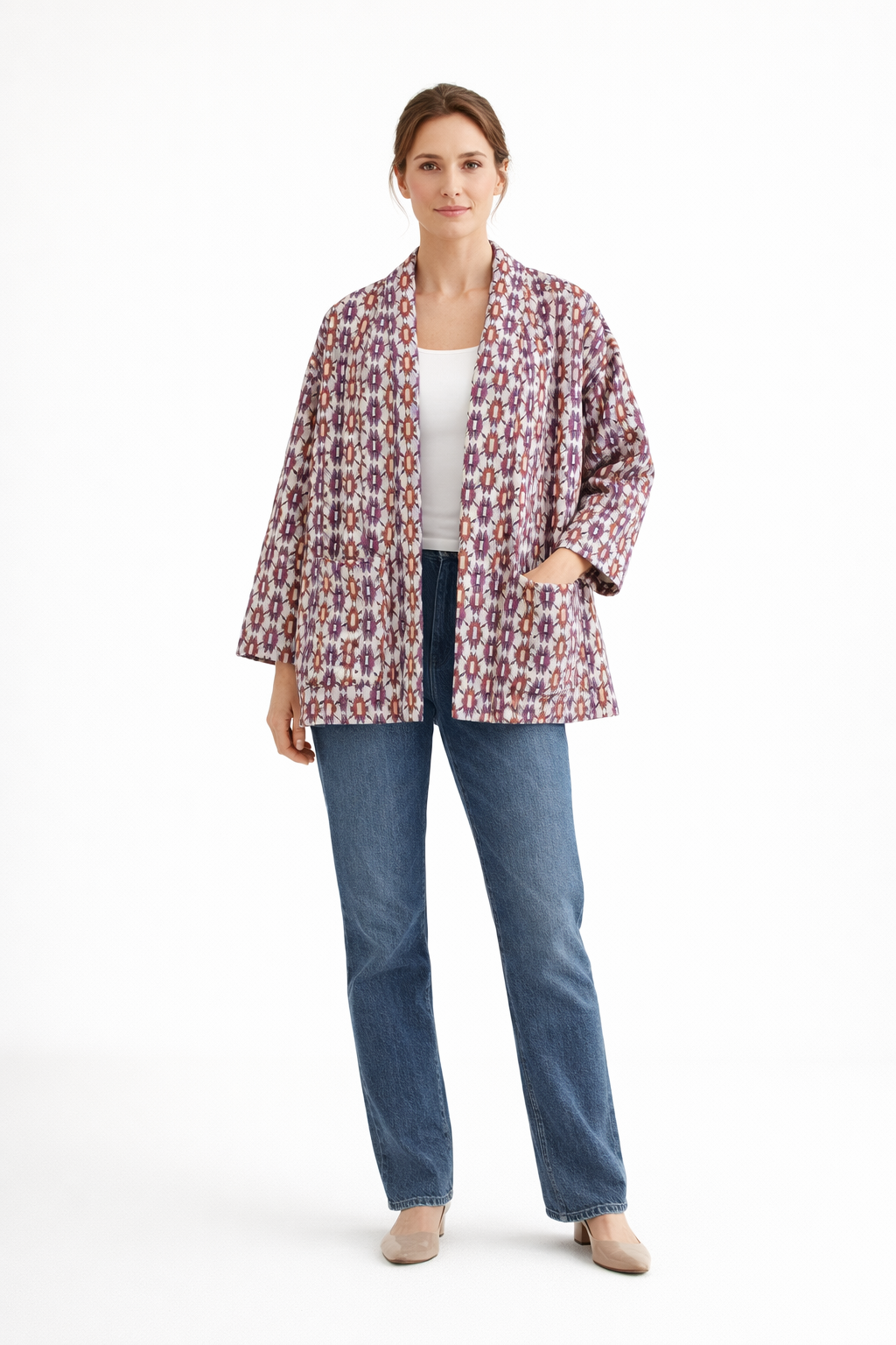 Anneke | Stylish Quilted Ladies' Jacket with Print