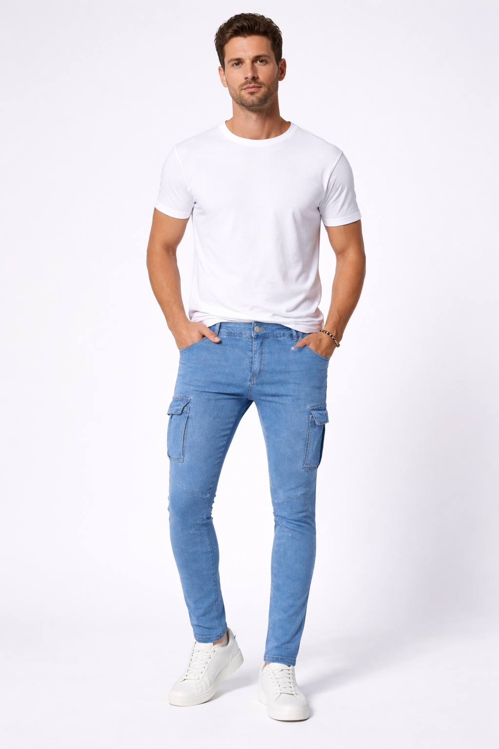Redford® | Slim Fit Cargo Jeans