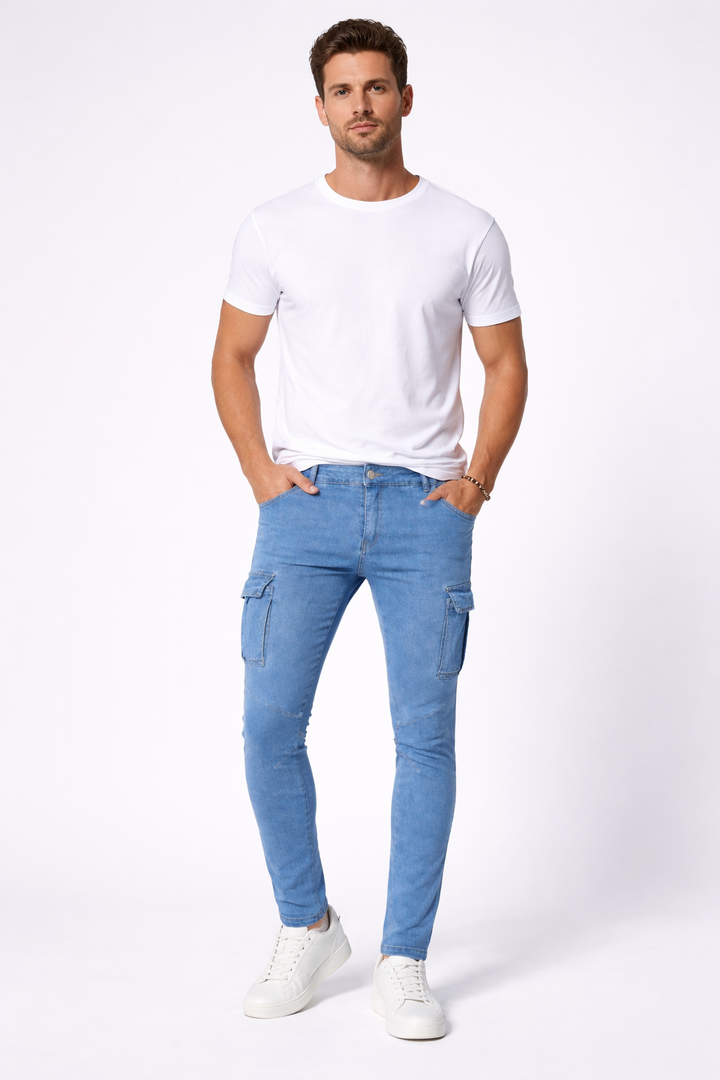 Redford® | Slim Fit Cargo Jeans