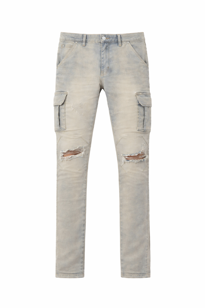Redford® | Slim Fit Cargo Jeans