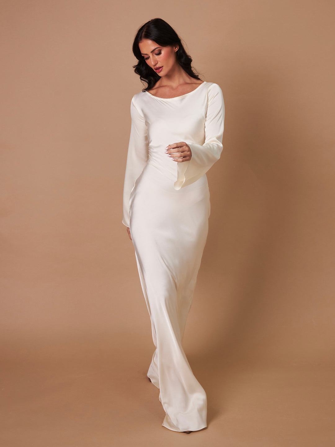Silana | Maxi Dress with Long Sleeves for Women - Classic & Timeless