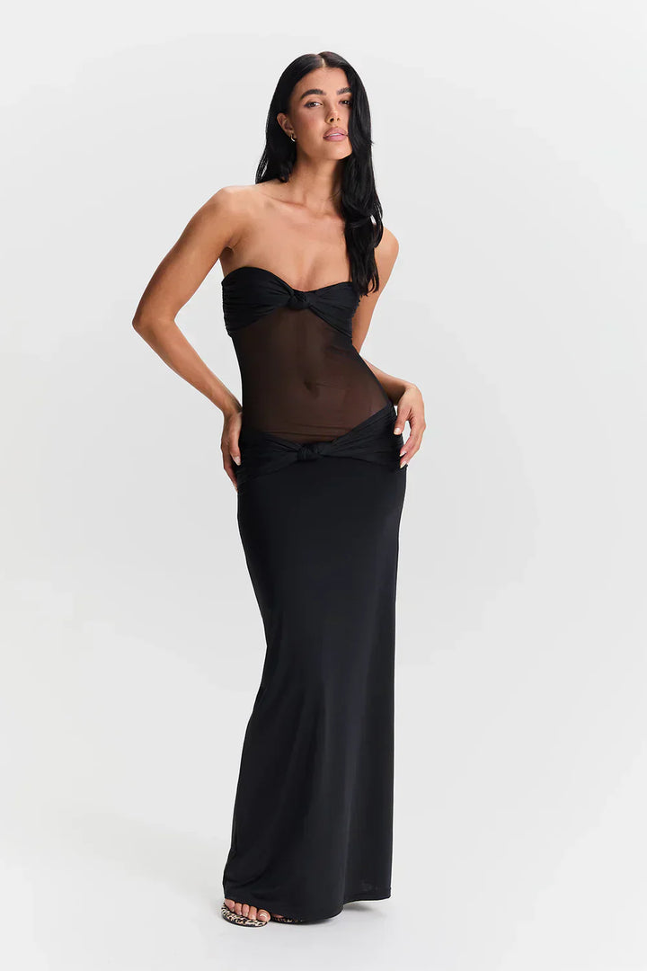 Nadine | Mesh Maxi Dress