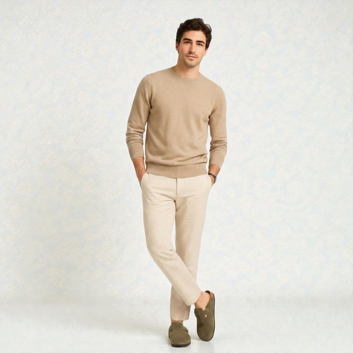 Redford Men’s Suede Buckle Comfort Mules