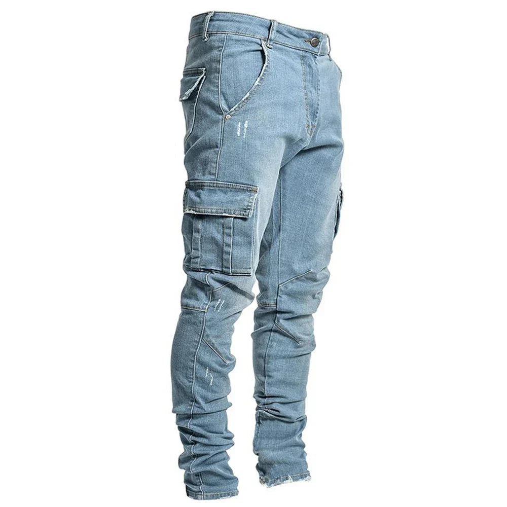Redford® | Cargo Street Elastic Jeans