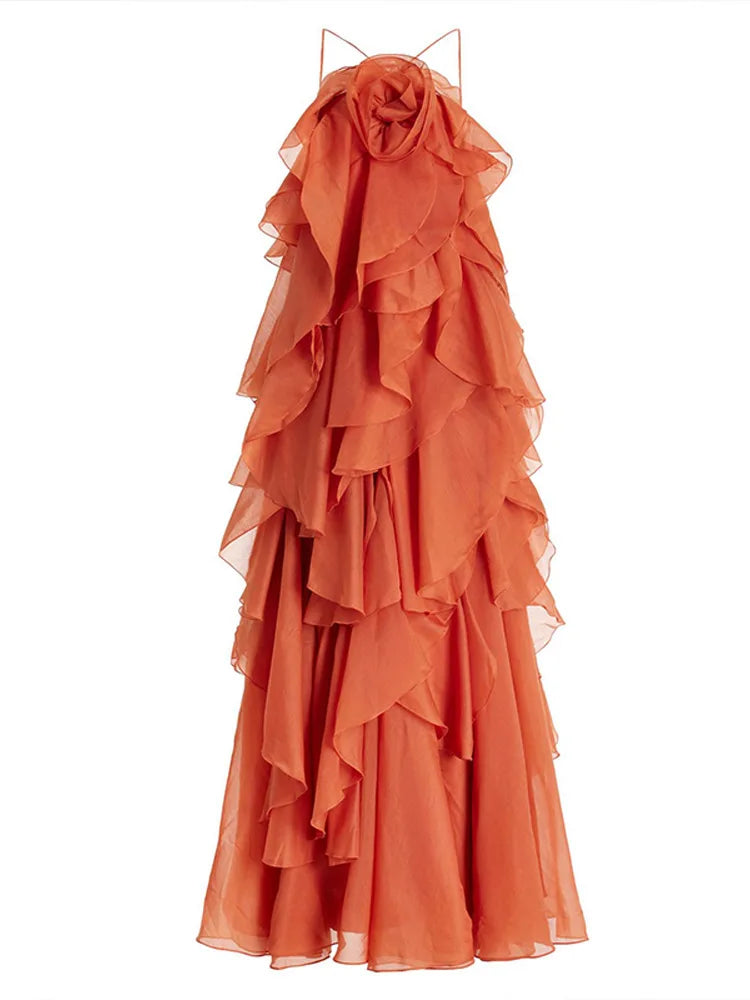 Cataleya | Maxi Dress with Layers and Ruffles