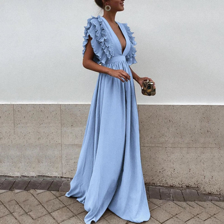 Jill | Maxi Dress with Elegant Ruffles