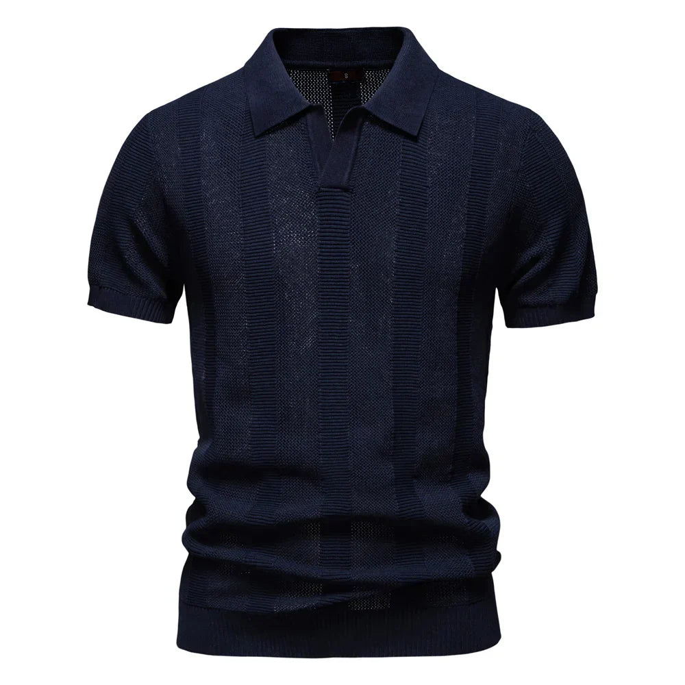 Redford® | Cotton Striped Polo