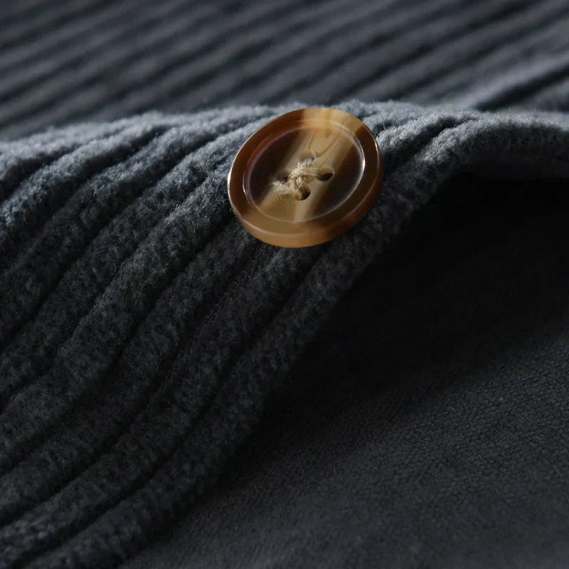 Viktor | Long sleeved shirt in corduroy