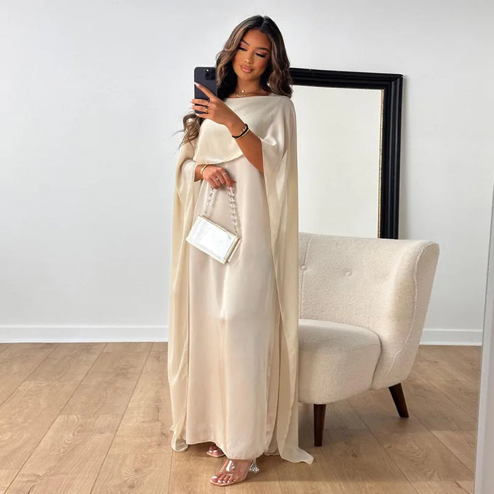 Linnea | Luxe Kaftan Dress with Minimalist Elegance