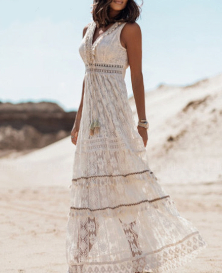 Elize | Boho Maxi Dress with Elegant Fit