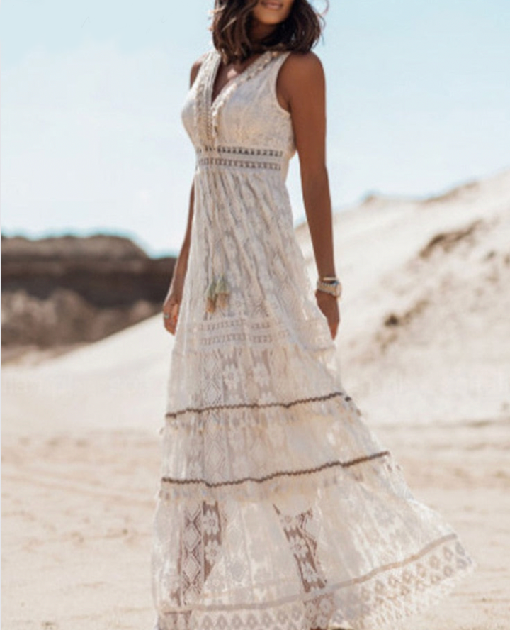 Elize | Boho Maxi Dress with Elegant Fit
