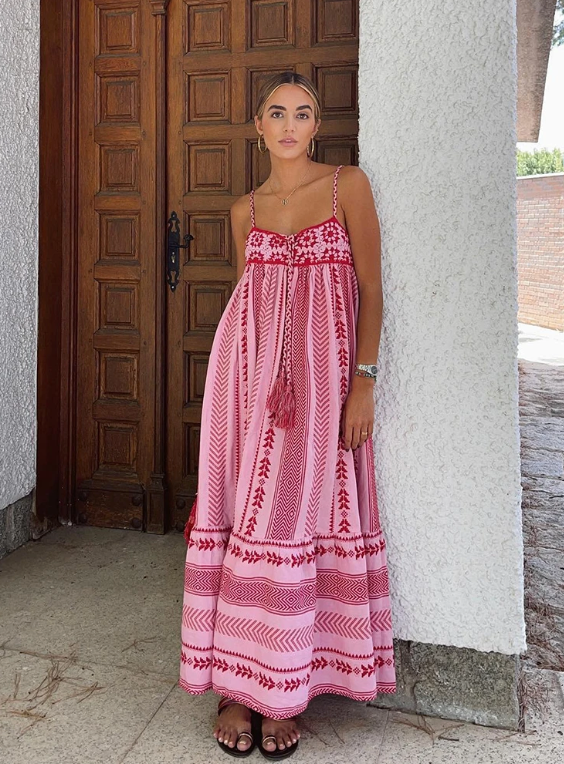 Amy-Lee | Stylish Maxi Summer Dress for Women - Elegant A-Line Fit