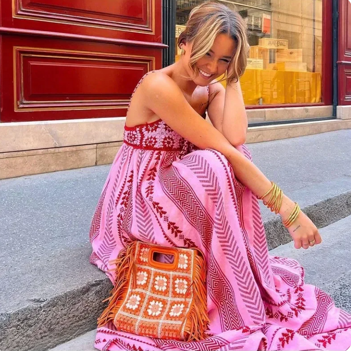 Amy-Lee | Stylish Maxi Summer Dress for Women - Elegant A-Line Fit