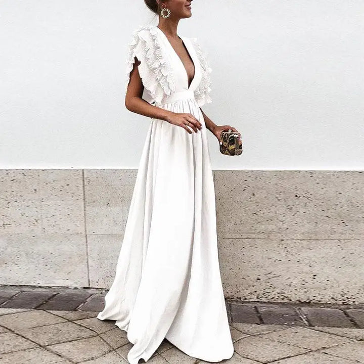 Jill | Maxi Dress with Elegant Ruffles