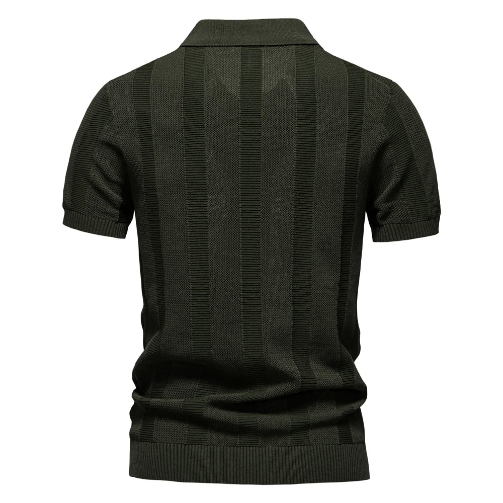 Redford® | Cotton Striped Polo