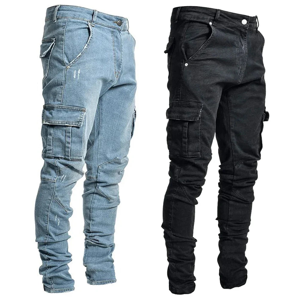 Redford® | Cargo Street Elastic Jeans