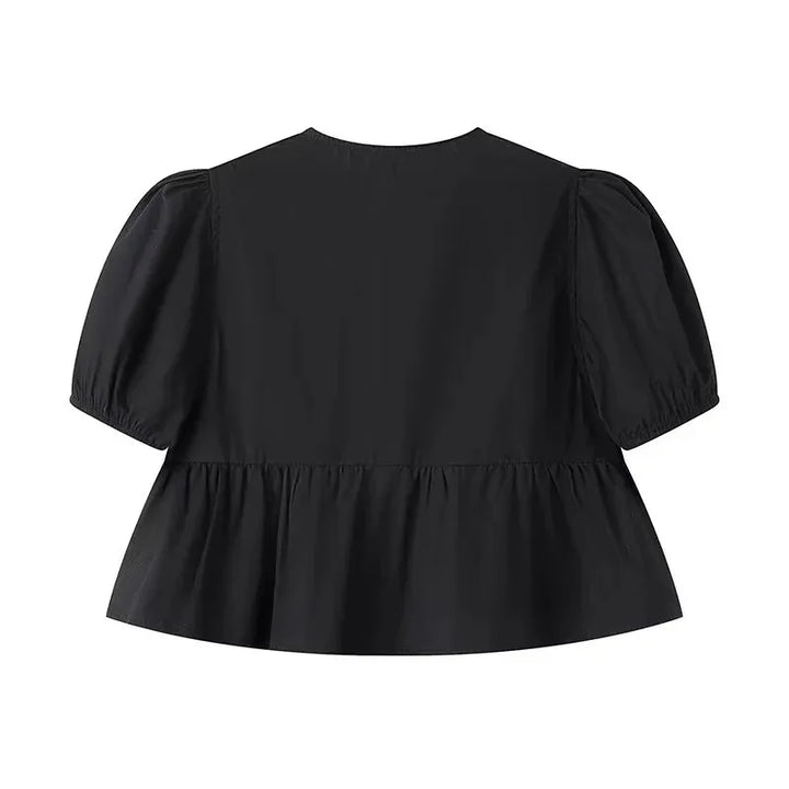 Maddy | Crop Top with Leopard Print or Plain