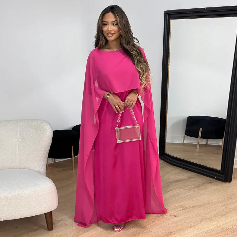 Linnea | Luxe Kaftan Dress with Minimalist Elegance