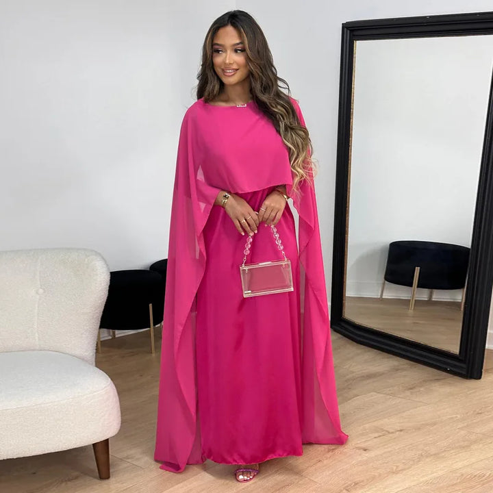 Linnea | Luxe Kaftan Dress with Minimalist Elegance