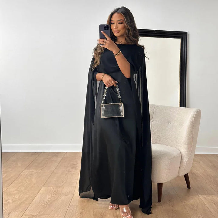 Linnea | Luxe Kaftan Dress with Minimalist Elegance