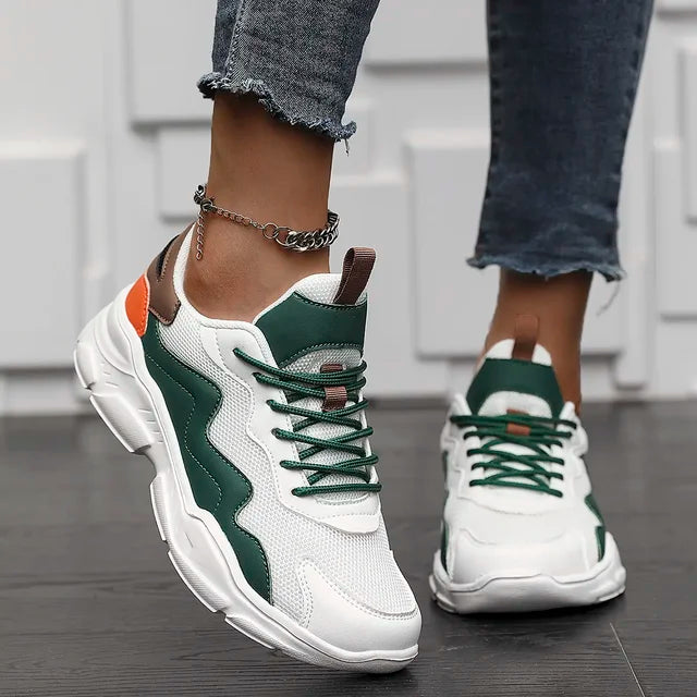 Koya | Trendy Casual Sneakers with Colour Block