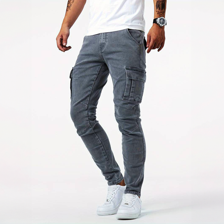 Redford® | Stretchy Cargo Jeans