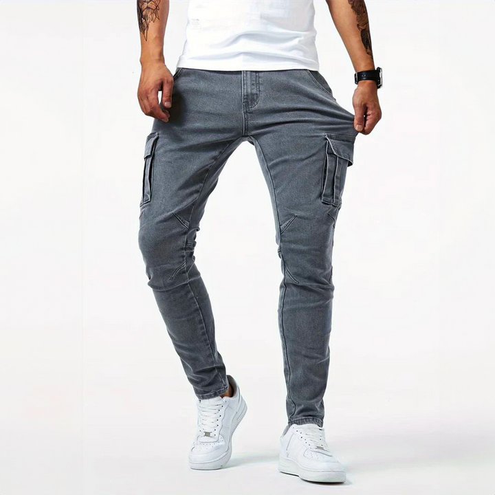 Redford® | Stretchy Cargo Jeans
