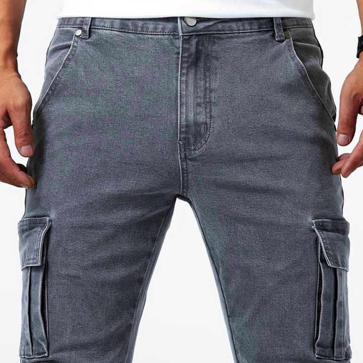 Redford® | Stretchy Cargo Jeans
