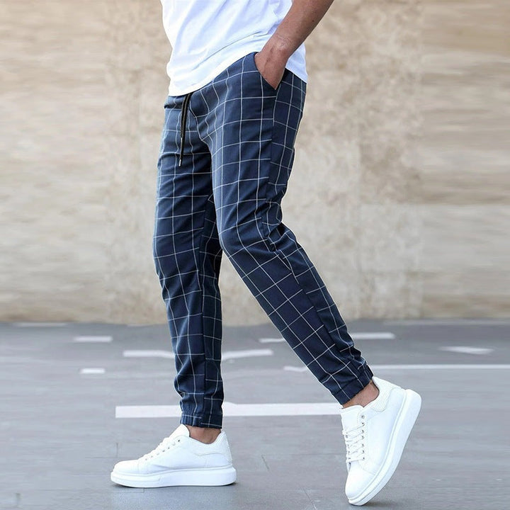 Colombo | Men's Checked Jogger Trousers