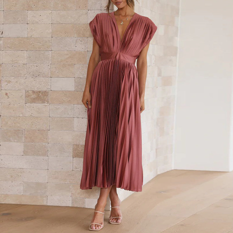 Dana | Elegant Maxi V-neck Dress