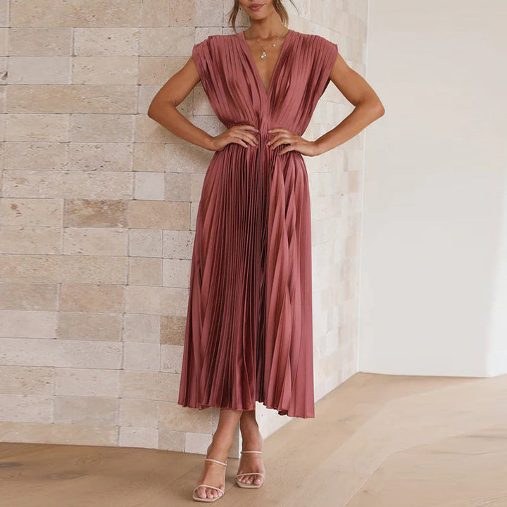 Dana | Elegant Maxi V-neck Dress