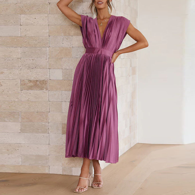 Dana | Elegant Maxi V-neck Dress