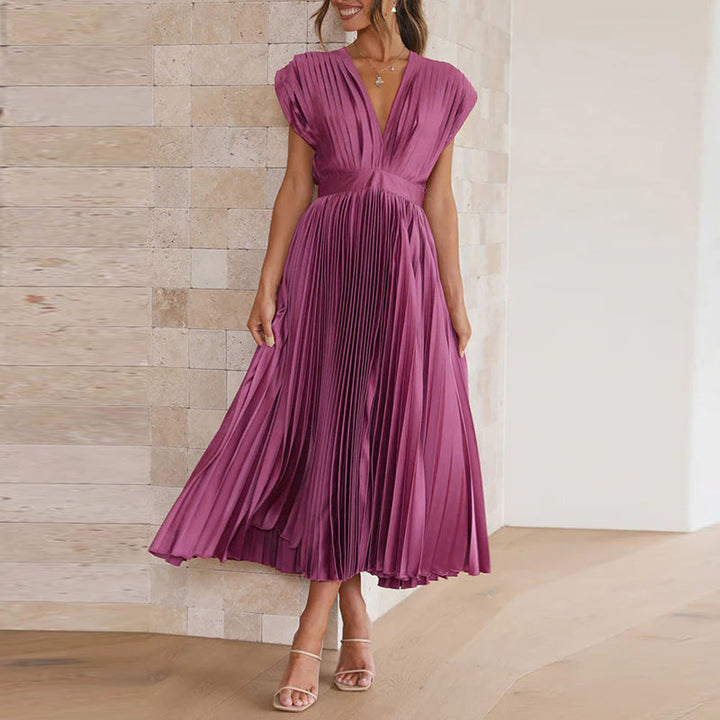 Dana | Elegant Maxi V-neck Dress