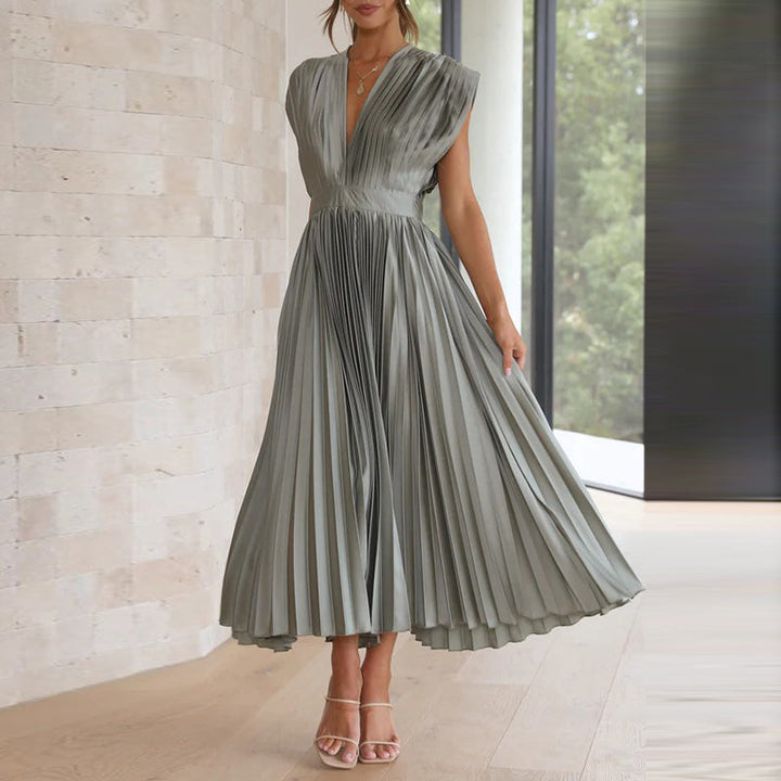 Dana | Elegant Maxi V-neck Dress