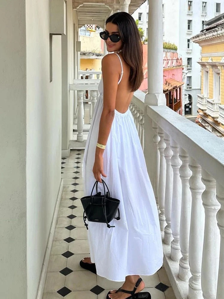 Light Summer Maxi Dress for Women - Elegant Summer Style