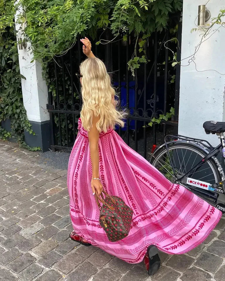 Amy-Lee | Stylish Maxi Summer Dress for Women - Elegant A-Line Fit