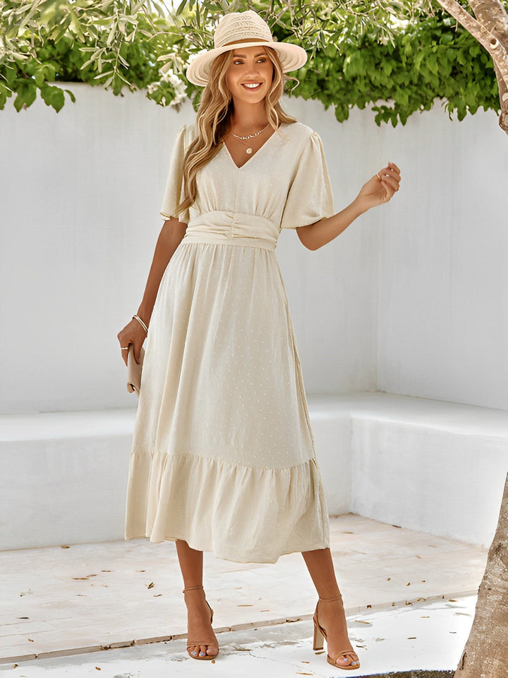 Novara | Wrap Maxi Dress with Belt