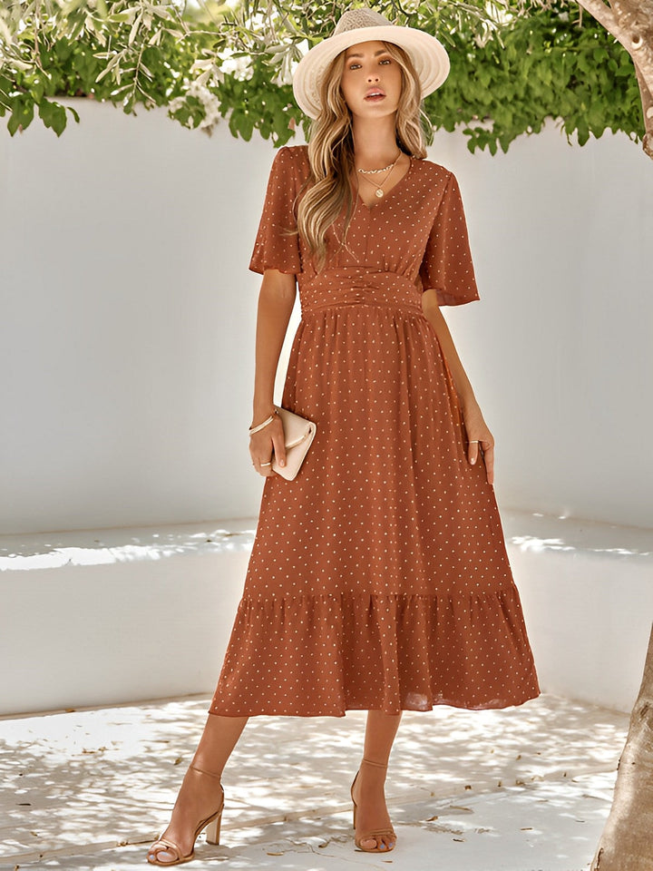 Novara | Wrap Maxi Dress with Belt