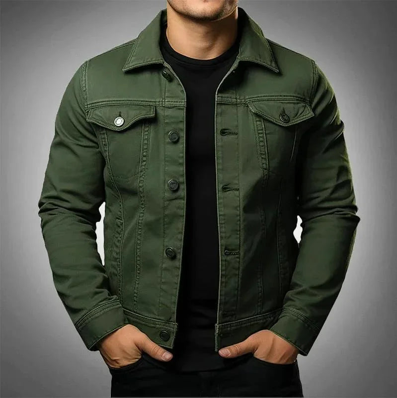 Darien – Men’s Long Sleeve Collared Spring Jacket