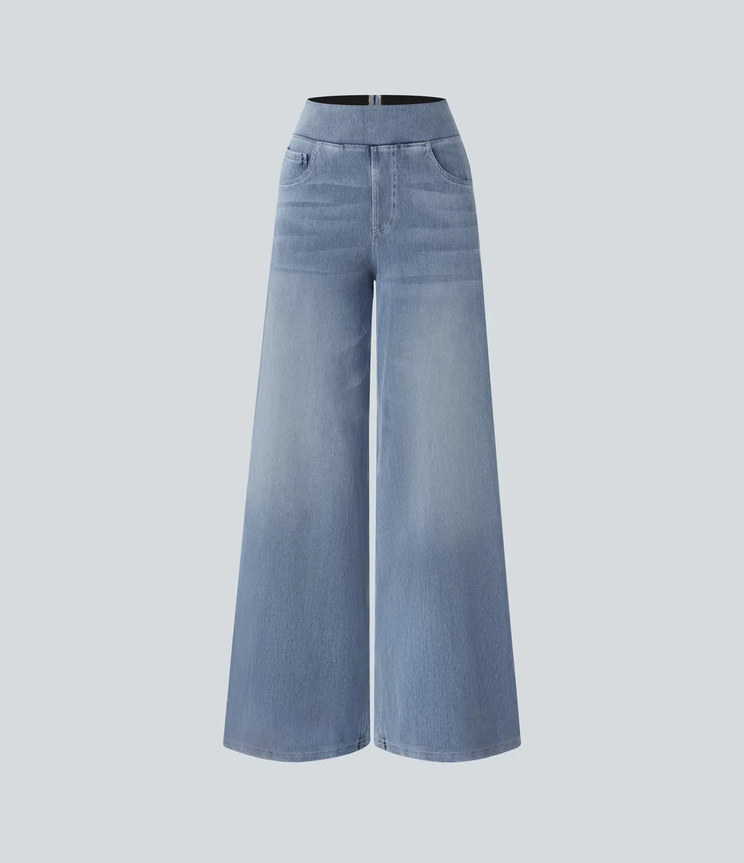 Evie | Comfy Elasticated Trousers with High Waist