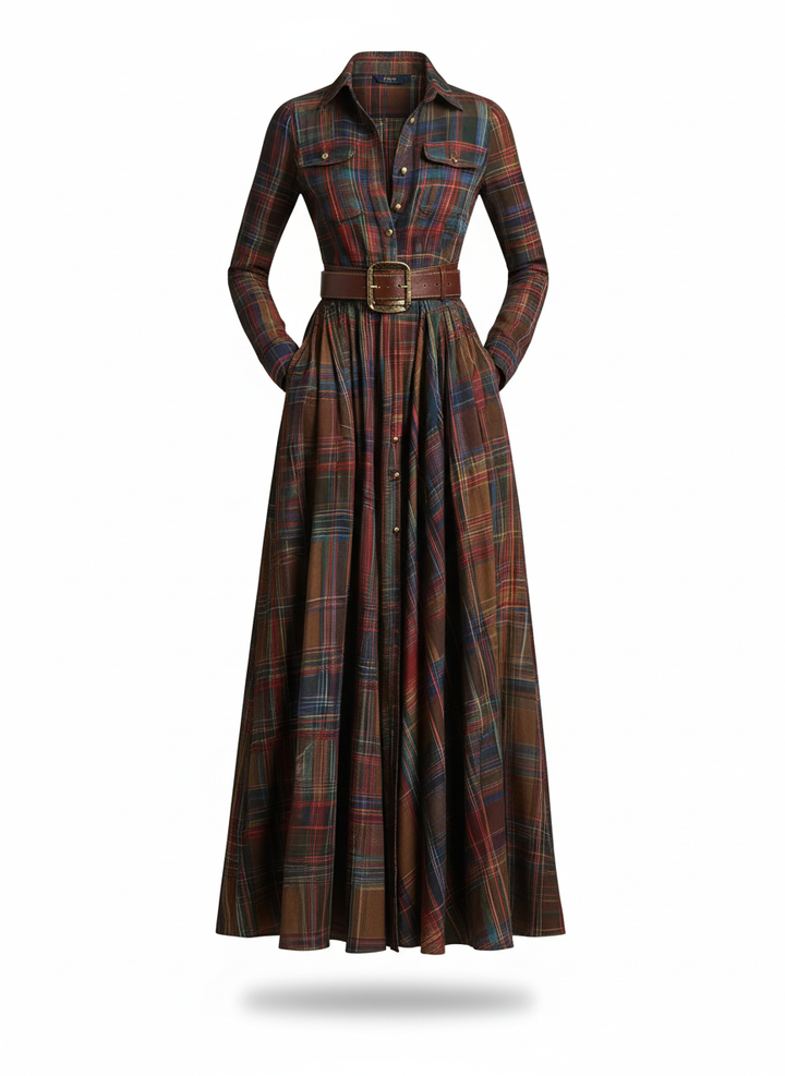 Scarlett | Belted Shirt Dress