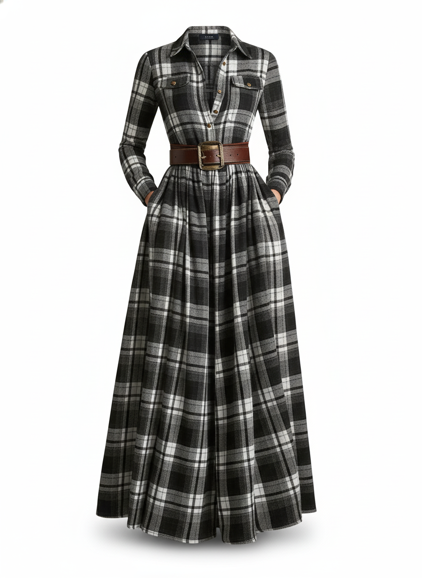 Scarlett | Belted Shirt Dress