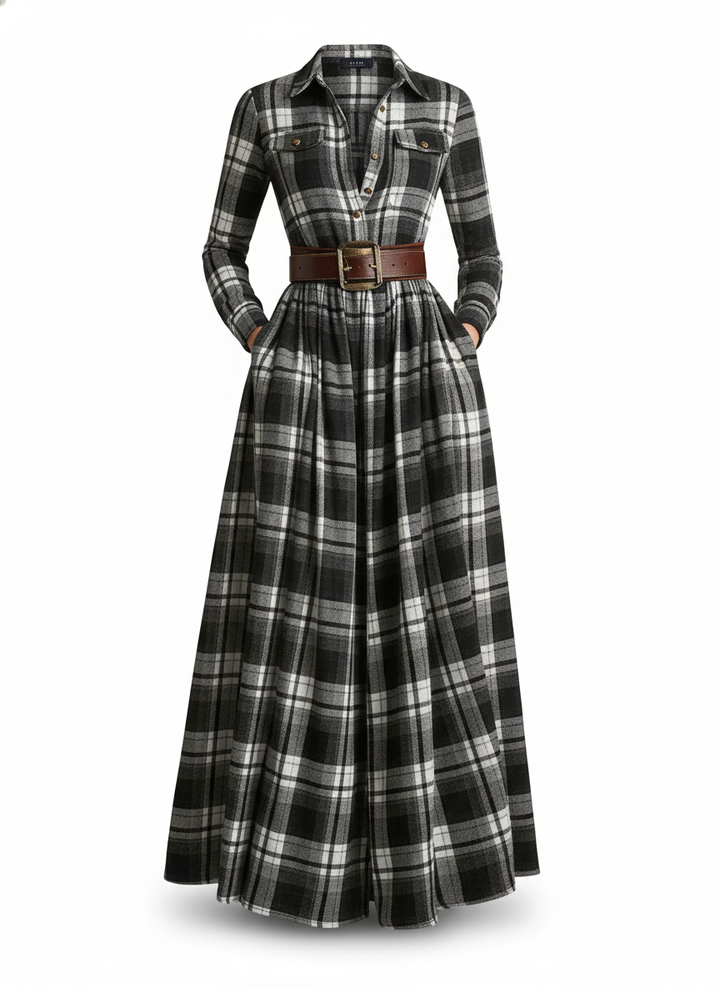 Scarlett | Belted Shirt Dress