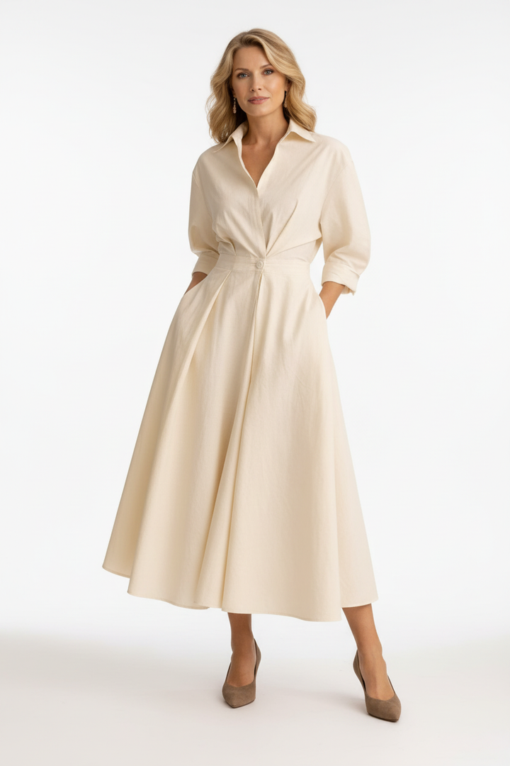 Monroe | Wrap-Front Flowing Maxi Dress